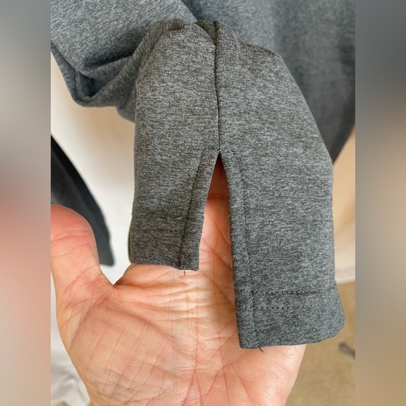 Marine Layer Samsara Womens 1/4 Zip Jacket Golf Sweater Active Outdoor Gray Med - Picture 7 of 9